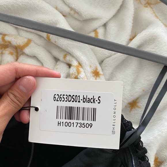 NWT hello molly black strapless dress - Picture 4 of 5